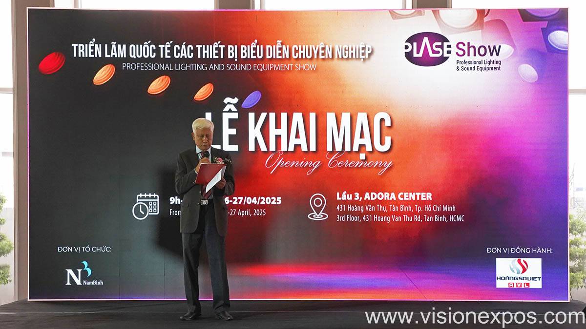 2026年越南胡志明市专业音响及灯光设备展览会<br>PLASE Show HCMC 2026插图4 2026年越南胡志明市专业音响及灯光设备展览会<br>PLASE Show HCMC 2026插图4