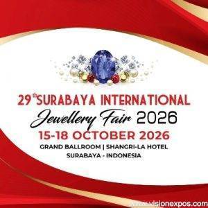 2026年印尼泗水珠宝贵金属首饰宝石原料工艺展<br>SIJF Surabaya International Jewellery Fair 2026