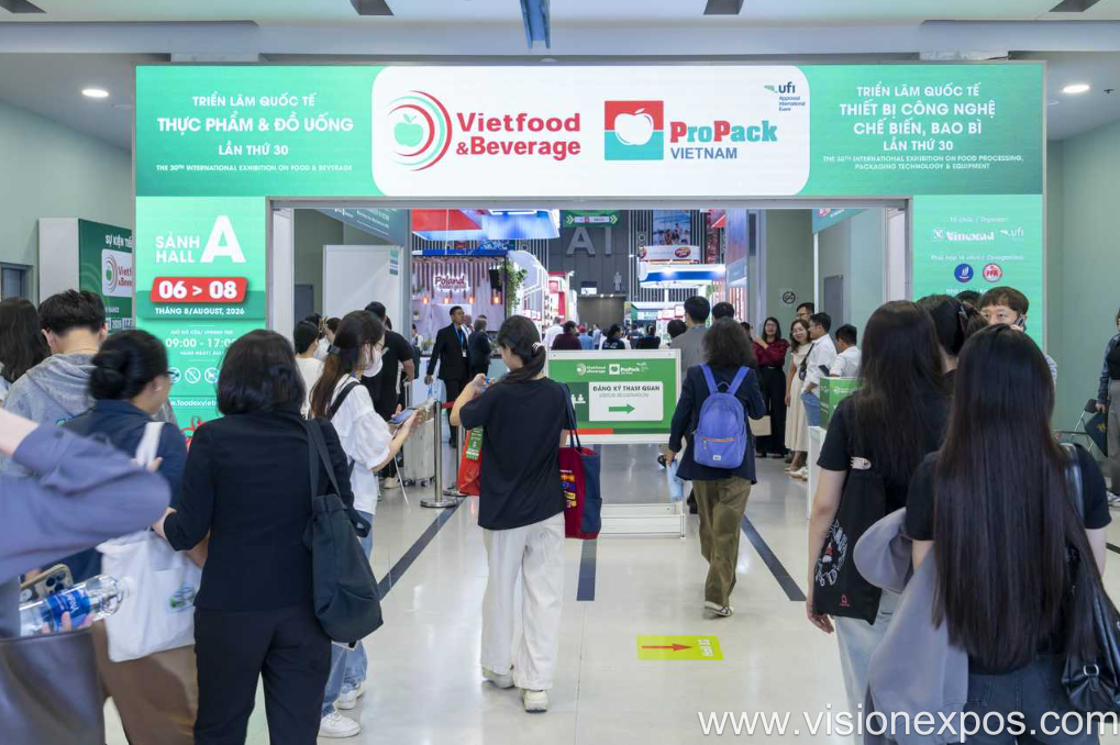 2027年越南胡志明国际食品饮料及加工包装技术展<br>Vietfood & Beverage – Propack 2027插图4 2027年越南胡志明国际食品饮料及加工包装技术展<br>Vietfood & Beverage – Propack 2027插图4
